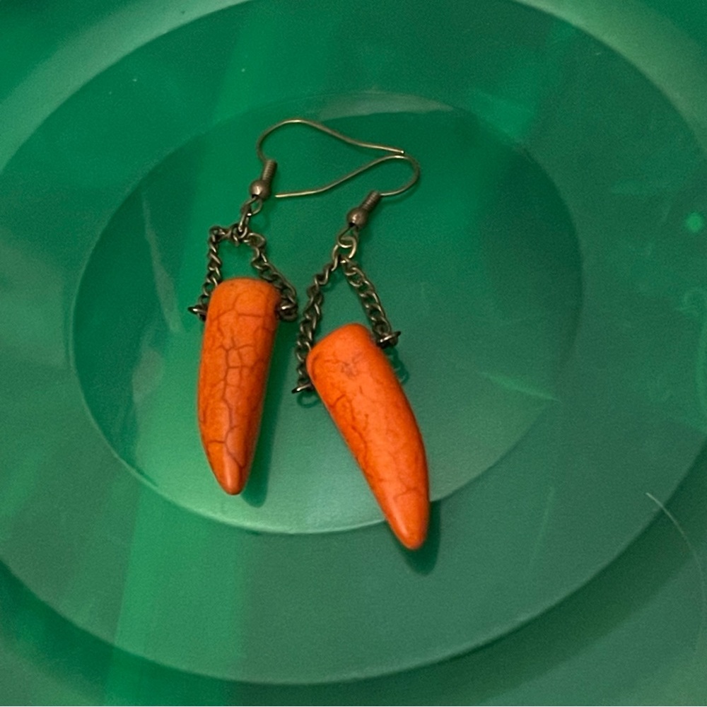 Geometric Dangle Earrings - image 1